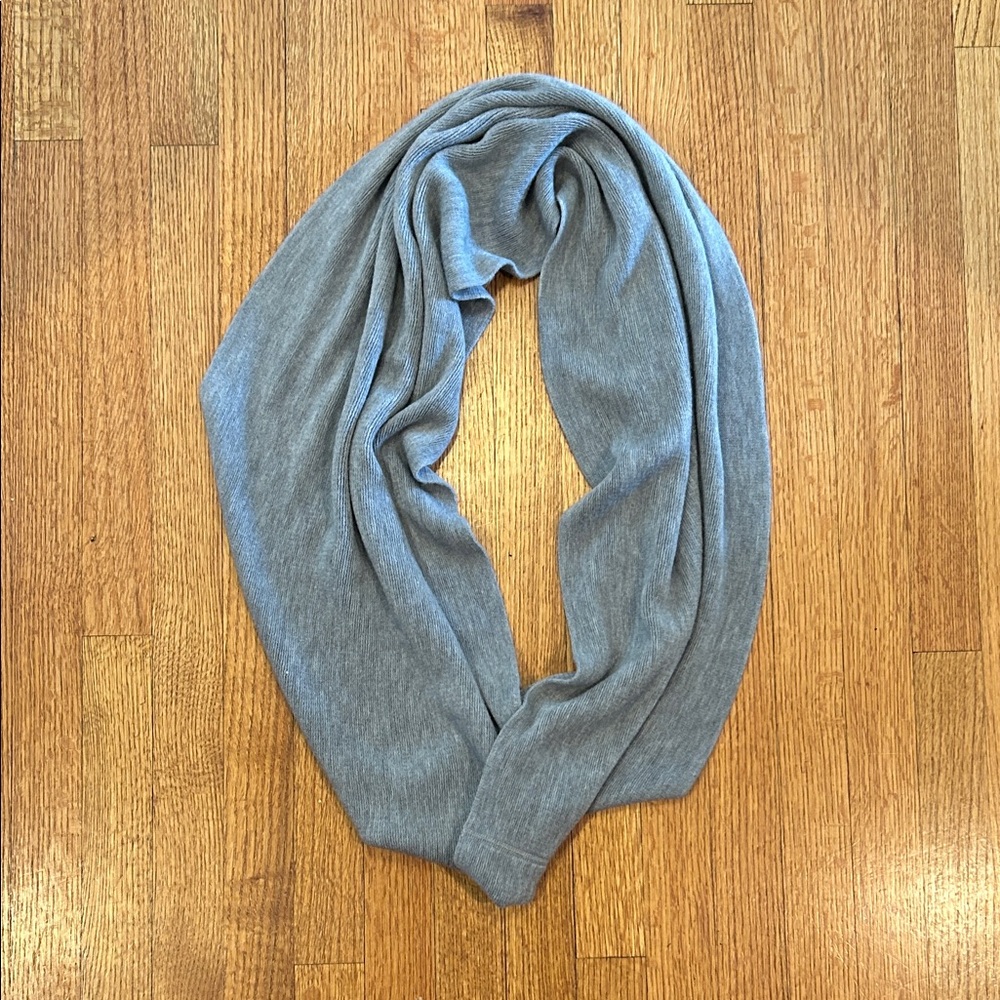 Heather Gray Loop Scarf